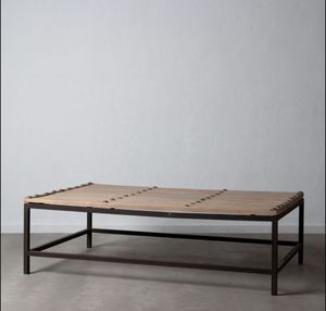 โต๊ะกาแฟไม้สไตล์โมเดิร์นมินิมอล โต๊ะกลางหรูหราสำหรับห้องนั่งเล่น เฟอร์นิเจอร์ตกแต่งบ้าน ดีไซน์มีสไตล์ - Product Image 2