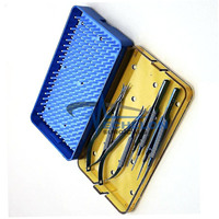 ECHELON SURGICALS Ensemble d'instruments microchirurgicaux pour la transplantation capillaire, l'ORL, l'ophtalmologie, la chirurgie plastique, la chirurgie vasculaire, la chirurgie de la main, utilisation hospitalière
