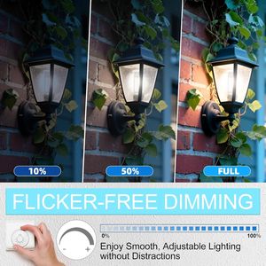 Lampadina LED Edison Tubolare Dimmerabile 4000K Bianco Neutro 6W Equivalente a 60 Watt E26, Lampadine LED T10 per Lampadari - Product Image 4