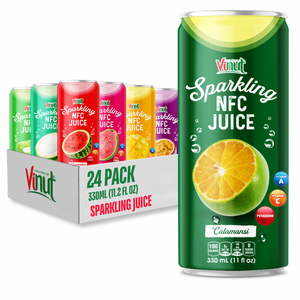 Best Price & Free Sample 330ml Sparkling Calamansi Juice Drink - Vietnam Factory, Carbonated <b>Beverage</b>, OEM/ODM, Low MOQ - Product Image 5