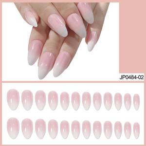 Faux Ongles ABS à Presser pour Nail Art, Fournitures d'Ongles Artificiels, 24 Pièces, Style Ins, Longs/Moyens/Courts, Plusieurs Couleurs, Lime à Ongles, Vente en Gros - Product Image 6
