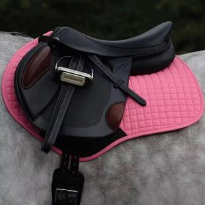 Top Trending <b>Equestrian</b> Custom Tack Wholesaler Supplier Horse Riding Products Satin Silk Saddle Pad Top Ranking - Product Image 5