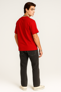 T-shirt de luxe surdimensionné formel à manches longues ou courtes 100% Coton 305 g/m² Grammage lourd vierge Impression DTF 3D Anti 2026 - Product Image 2