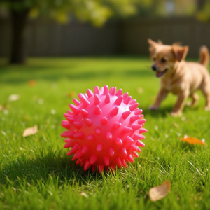 Balle à picots Tommy 4,5 cm pour animaux de compagnie, jouet coloré - Product Image 3