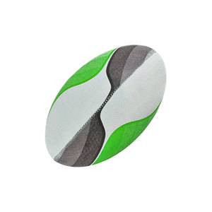Ballon de rugby de haute qualité, écologique, personnalisé, cousu à la main, avec logo et design professionnels - Product Image 5