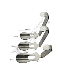 เครื่องถ่างปาก Dingman แบบ 3 ใบมีด สำหรับงานทันตกรรม ศัลยกรรม หู คอ จมูก ชุดครบ สแตนเลสสตีล ใช้งานด้วยมือ ได้รับการรับรองมาตรฐาน CE ระดับ Class II - Product Image 2