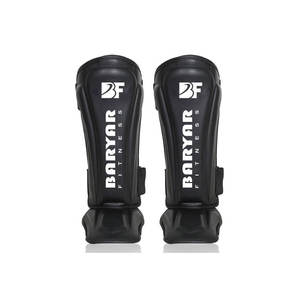 Protectores de Pierna y Tibia para Muay Thai y Kick Boxing Hechos a Medida, Protección Profesional de Cuero PU, Diseño Personalizado con su Propio Logotipo - Product Image 1