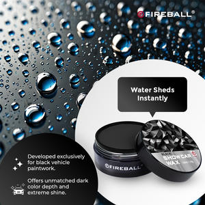 Cera Negra Fireball (Show Car) 150ml, Protección de Pintura de Alto Brillo, y Brillo Negro Intenso Superhidrófobo con Brillo Duradero - Product Image 5