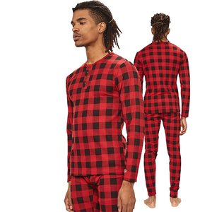 Ensemble de sous-vêtements thermiques pour hommes RABUSH SPORTS de haute qualité, logo personnalisé imprimé, caleçons longs à carreaux, séchage rapide, très confortable - Product Image 4