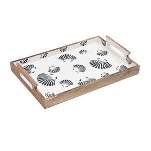 Trending Design Mango Wood Enamel Print <b>Tray</b> <b>Decorative</b> <b>Trays</b> Wood serving <b>Tray</b> Enamel Printing <b>Tray</b> at very affordable Price - Product Image 3