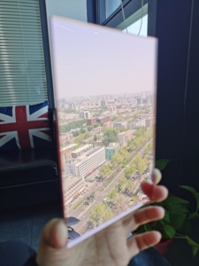 Plaque acrylique miroir unidirectionnel en PMMA noir, 3 mm, 4x8, 1 mm, 4 pieds x 8 pieds, colorée - Product Image 6