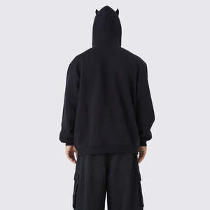 Nueva Sudadera con Capucha de Cierre Completo, de Secado Rápido, Casual, Transpirable, de Color Liso, Bajo MOQ, Último Diseño, Material Suave, Personalizable para Hombre 2026 - Product Image 5