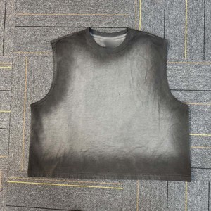 T-shirt vintage délavé au soleil, premium, 300 GSM, 100% coton, col rond, taille oversize - Product Image 6