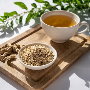 Té Verde Orgánico Personalizado en Empaque a Granel con Raíz de Ashwagandha en Hojas Sueltas Frescas - Product Image 3