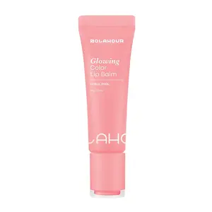 Nolahour Coral pink Lipbalm Korean Vegan Lip Gloss Tube Type, Best Korean Tinted Lip Gloss for Dry Lips