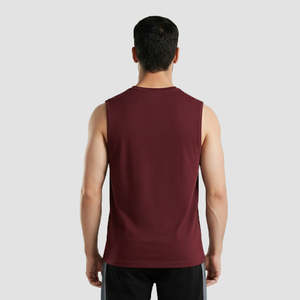 เสื้อกล้ามใหม่ 100% ผ้าฝ้าย สตรีทแวร์ เพาะกาย โชว์กล้ามเนื้อ แขนกุด ออกกำลังกาย ออกแบบโลโก้เองได้ เสื้อยืดผู้ชาย เสื้อกล้ามผู้ชาย - Product Image 2