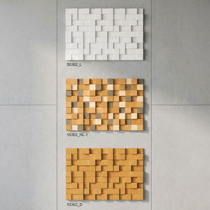 วอลเปเปอร์ Pe ทนไฟขนาด30X45ซม. 3D,แผ่นผนังสำเร็จรูปทำจากหินเทียมกระเบื้องเซรามิกกันไฟได้ขนาด300x450mm - Product Image 6