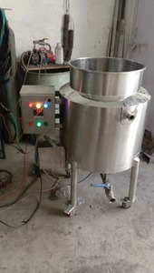 Olla Eléctrica Industrial para Sopa con Tanque Vertical de Acero Inoxidable para Cocina Comercial, Cocción de Fideos y Preparación de Alimentos - Product Image 2