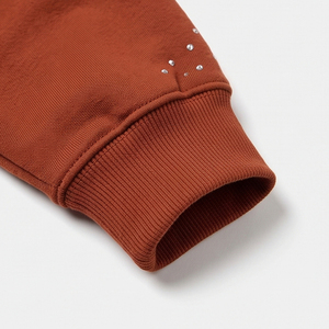 Sudadera con Capucha de Invierno para Hombre, de Alta Calidad, en Felpa de Poliéster/Algodón, con Pedrería, Corte Regular, Servicio OEM - Product Image 3