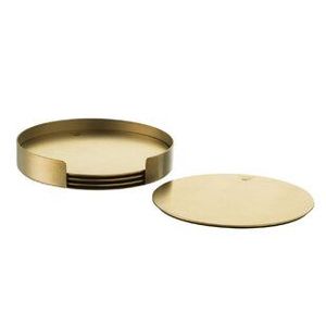 Antique Finish Iron Metal Coasters For Rustic Home Decor <b>Coffee</b> <b>Tables</b> Dining Rooms And Living Spaces - Product Image 1