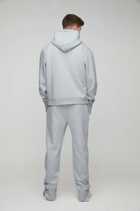 Sudaderas con Capucha y Cuello Redondo para Hombre, 100% Algodón, Felpa Gruesa, Peso Pesado, Talla Grande, con Logotipo Personalizado, Estampado Personalizado, Invierno, Tinte Liso - Product Image 2