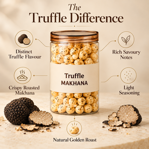 Makhana con Sabor a Trufa Gourmet |   Nueces de Zorro Tostadas Crujientes en Tarro, Marca Privada, Venta al por Mayor, Exportación a Granel, Proveedor Premium, Frescas - Product Image 5