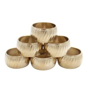 Set Of 6 New Design <b>Matte</b> Black Powder Coated Finished Iron Napkin Ring Holder For Dining <b>Table</b> Center Piece For Gifting - Product Image 3