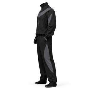 Ensemble coupe-vent très demandé, extensible, léger, respirant, 100% nylon, pour entraînement sportif, logo personnalisé. - Product Image 3