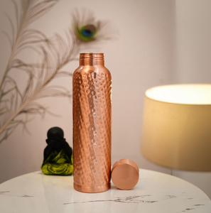 Bouteille d'eau en cuivre élégante et étanche, fabriquée sur mesure, best-seller à prix abordable - Product Image 1