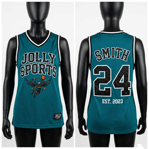 Camiseta de Baloncesto Azul Brooklyn 24 para Mujer, Malla de Secado Rápido, Estilo Urbano, Top de Entrenamiento, Ajuste Profesional, Transpirable - Product Image 4