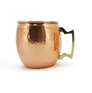 Taza de Cóctel de Cobre de Estilo Moderno, Copa Moscow Mule para Bar, Cocina, Mesa de Comedor, Presentación - Product Image 4