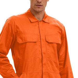 Overol de Trabajo Personalizado al por Mayor con Logotipo y Color Sólido, Diseño Simple, Básico para Hombre, Ligero, Precio Económico - Product Image 5
