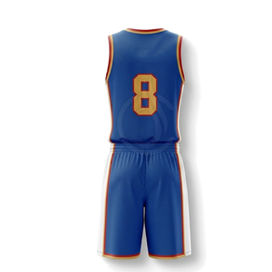 Uniforme de basket-ball respirant en polyester de qualité supérieure pour les joueurs d'équipe, les entraînements, les matchs, les tournois et les professionnels - Product Image 3