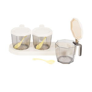 High Quality Durable Eco-Friendly 3pcs/set Plastic Kitchen <b>Herb</b> & <b>Spice</b> <b>Tools</b> with Lid Seasoning Wholesale From Factory - Product Image 5