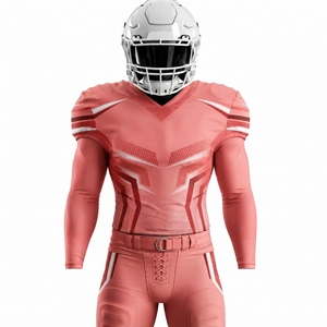 Maillot de football américain de qualité professionnelle, conçu avec un tissu extensible respirant pour un confort et une vitesse maximum. - Product Image 5