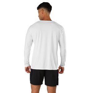 Camiseta Deportiva de Manga Larga Blanca para Hombre, Ligera, Transpirable, para Entrenamiento Atlético, Running y Deportes - Product Image 6
