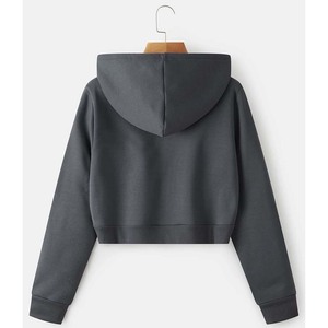 Sweat à capuche court pour homme, coupe oversize, pour le sport et le fitness, style décontracté - Product Image 2