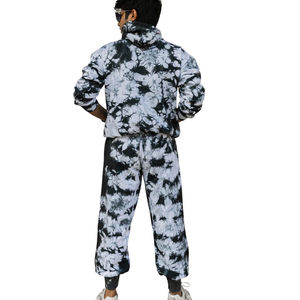 Survêtements d'hiver tie-dye de haute qualité pour hommes, couleur unie, respirants, séchage rapide, en polaire, faciles à personnaliser, style streetwear - Product Image 2