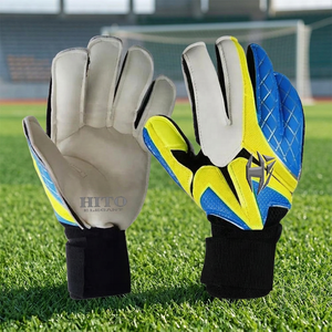 Gants de gardien de but de football professionnels respirants de qualité supérieure avec protection des doigts en latex allemand - Product Image 4