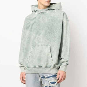Sudadera con Capucha Personalizada con Lavado Ácido, Algodón Grueso, Corte Holgado, OEM, ODM, Marca Privada, Calidad Premium, Ropa Urbana Duradera - Product Image 4