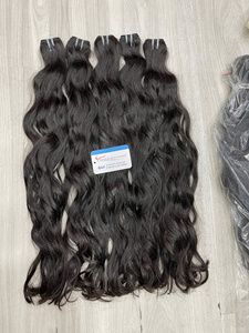 Cheveux humains vierges non traités, tissage machine, couleur naturelle, super soyeux et lisse, fournisseur de premier choix - Product Image 6