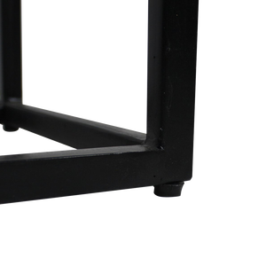 Table console Vandana Elara Optima en marbre blanc et métal - Table console - Product Image 6