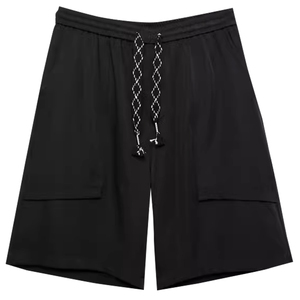 Shorts décontractés pour hommes 2026 en coton 100 %, écologiques, à séchage rapide, imperméables, toucher doux, durables – Vente en gros pour l'été - Product Image 1