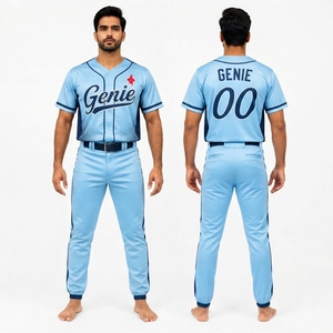 Vêtements d'équipe, uniforme de baseball conçu avec un tissu léger, séchage rapide, performance respirante, uniforme de baseball professionnel - Product Image 6