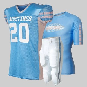 Nouvelle arrivée, uniforme de football américain sur mesure pour hommes, polyester respirant, short, vêtements d'équipe pour adultes, vente en gros DELAWARE INDUSTRIES - Product Image 6