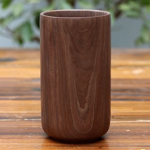 Taza de Café de Madera Grabada Decorativa de Lujo, Hecha a Mano, de Madera Natural, Taza Rústica para Té y Cerveza, con Logotipo Personalizado, Vajilla Sostenible - Product Image 5