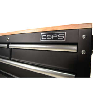 Carrito de taller mecánico con ruedas ISO9001, gabinete de 91 cm con 3 cajones, carrito de acero con recubrimiento en polvo de alta resistencia para almacén e industria. - Product Image 2