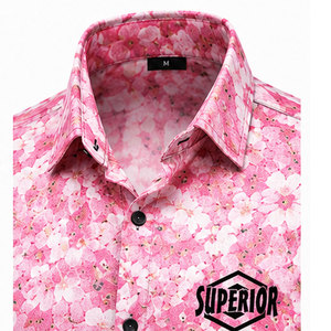 Chemise de bureau décontractée pour homme de qualité supérieure, imprimée, avec matière respirante et coupe élégante régulière pour un style professionnel - Product Image 3