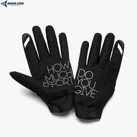 Guantes de Motocross Personalizados DAIZEN STAR INTERNATIONAL, Antideslizantes, Transpirables, de Cuero Orgánico y Poliéster con Cierre de Gancho y Bucle