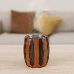 Unique Resin Wood Bakhoor Burner Decorative Arabic <b>Incense</b> <b>Holder</b> for Bakhoor Fragrance and Home Interior - Product Image 3